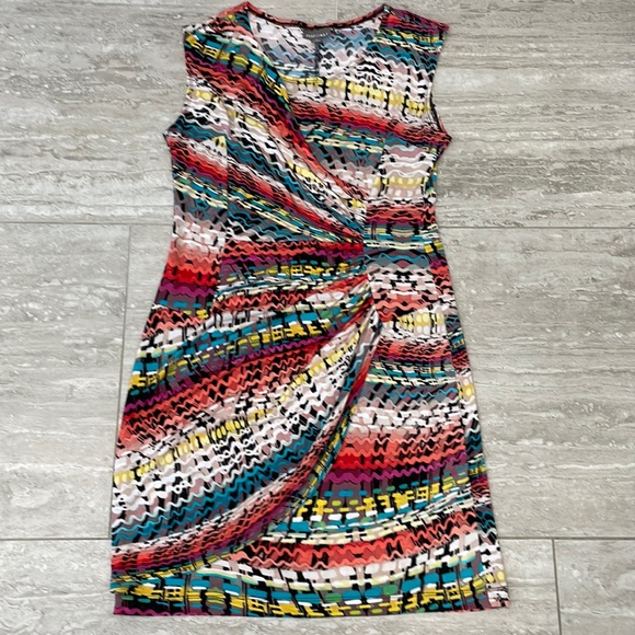 Dress Barn Abstract Print Dress EUC - Picture 1 of 3